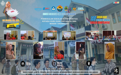 Sosialisasi Sekolah Berintegritas di Ruang Multimedia